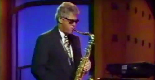 Bill Clinton Saxophone