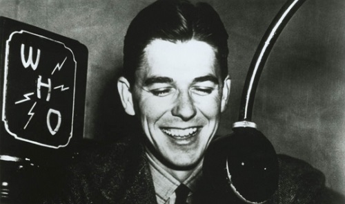Reagan radio announcer